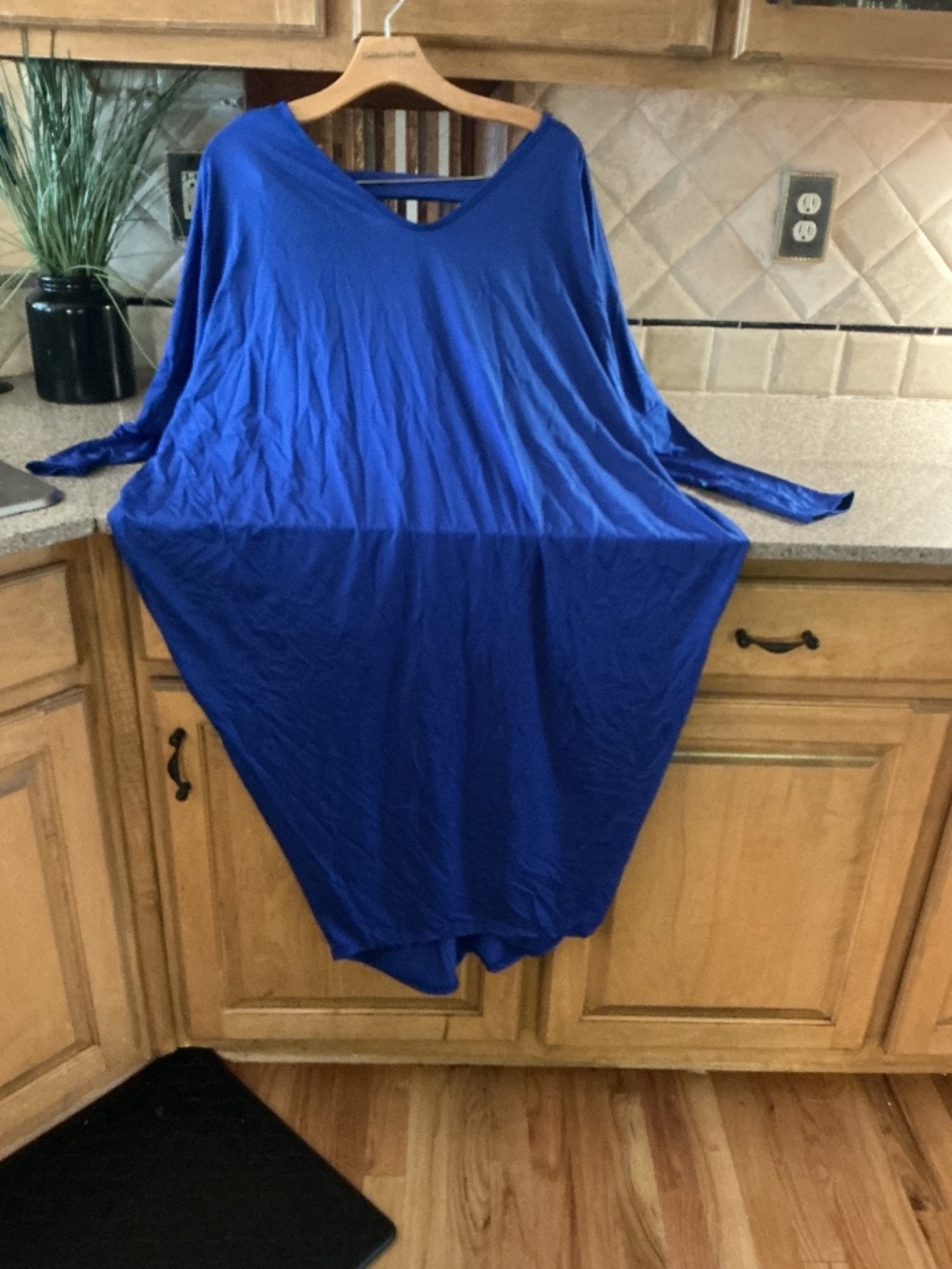 Dolman Sleeve Cocoon Dress